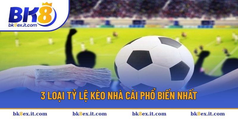 3 loại tỷ lệ kèo nhà cái phổ biến nhất