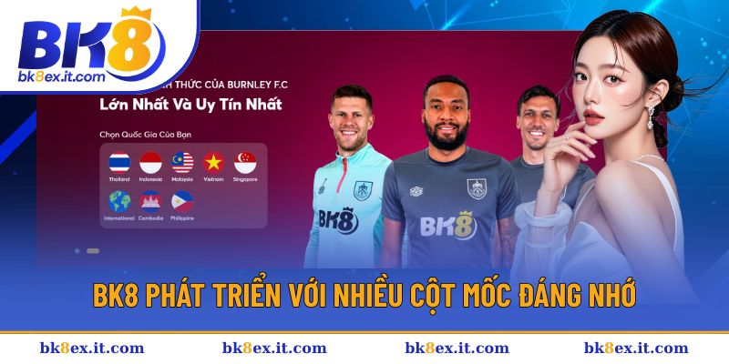Tổng hợp những cột mốc đáng nhớ của nhà cái uy tín BK8 Tổng hợp những cột mốc đáng nhớ của nhà cái uy tín BK8