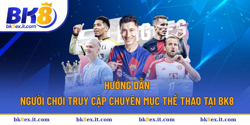 Hướng dẫn truy cập cá cược thể thao tại BK8