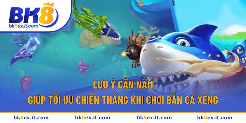 Điểm lưu ý quan trọng khi chơi bắn cá xèng 